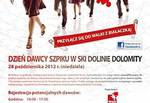 Dzień Dawcy szpiku kostnego w ośrodku SKI Dwie Doliny Dolomity!